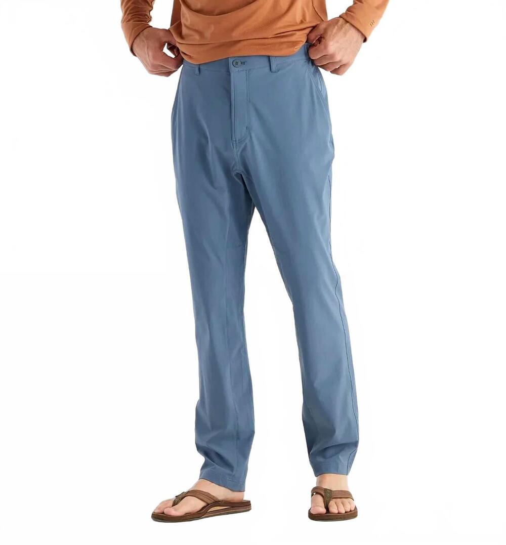 NEW FREE FLY latitude pants in slate blue
